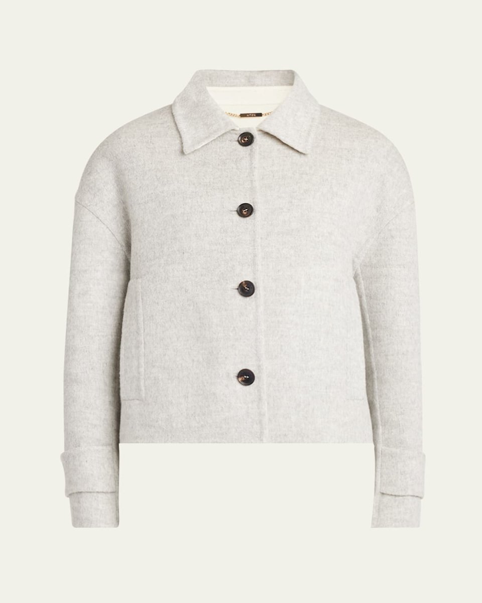 Cropped Cashmere Jacket